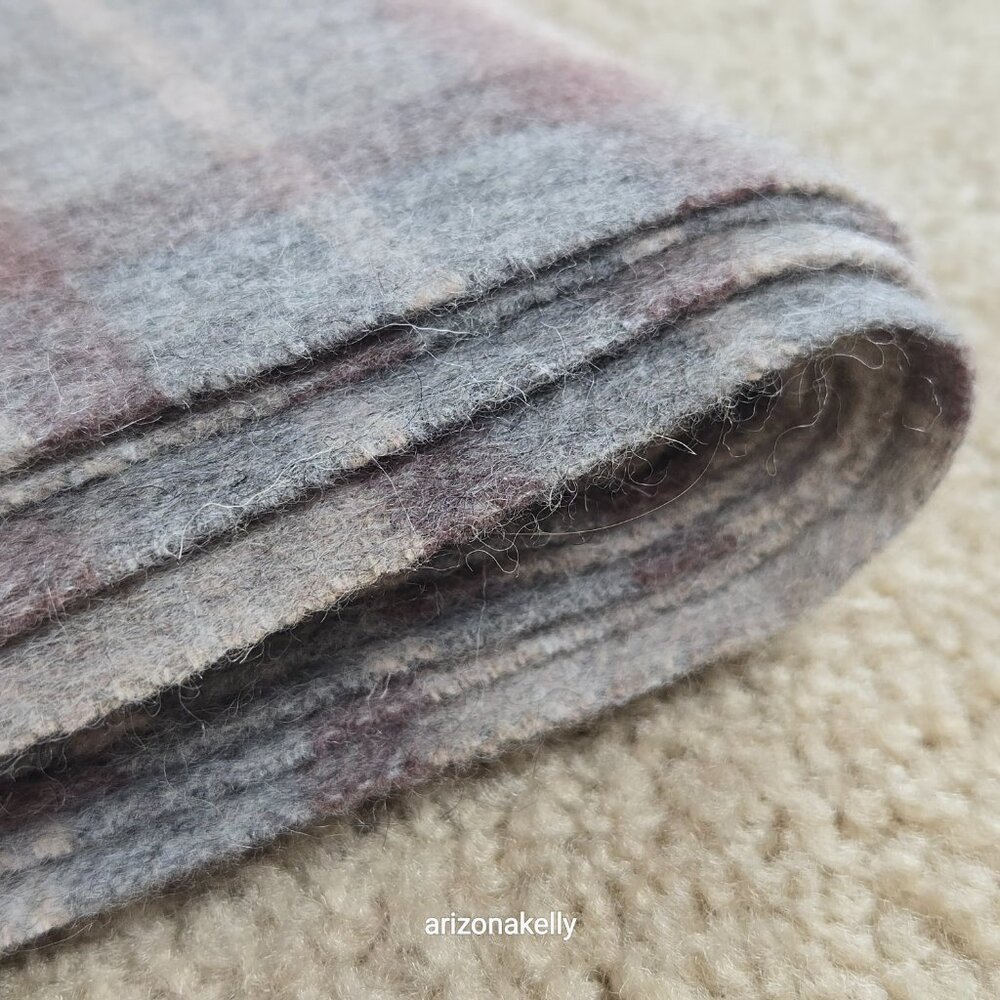 NWT James Pringle Weavers 100% Wool Plaid MacKellar Tan, Grey & Brown - Picture 13 of 13